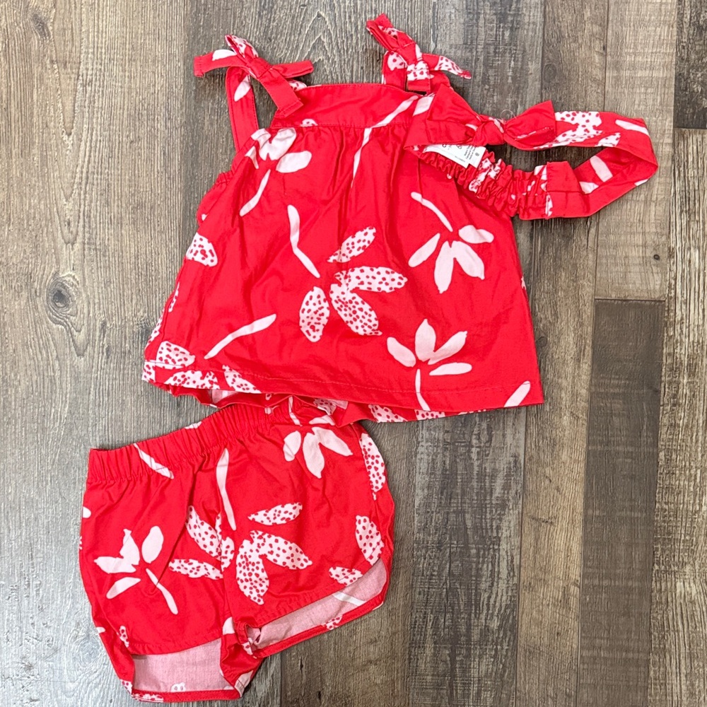 Carter's Red and White Kids Matching Set